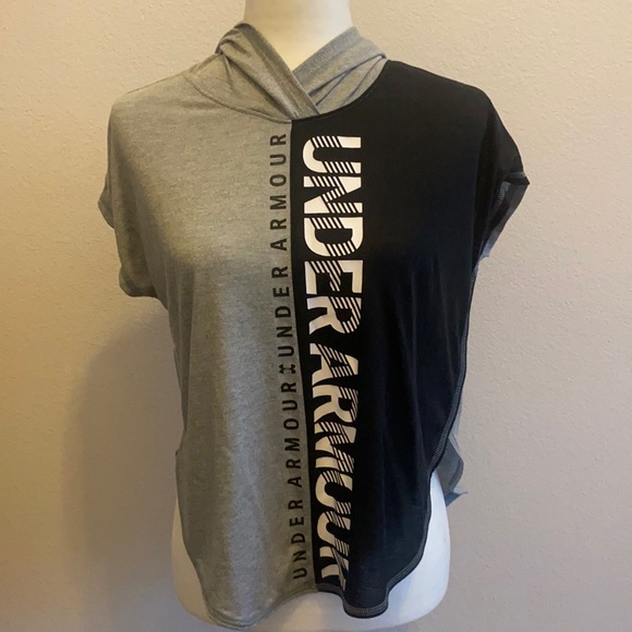 Under Armour Threadborne Mid Rise Hooded‎ Shirt - Picture 1 of 7